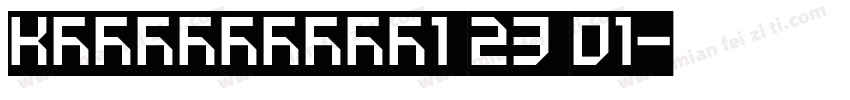 KSSDLPJHXP1 23 01字体转换